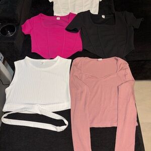 SHEIN Kids 5 Piece Tops Bundle - Size 12-13Y
